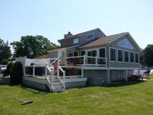 Brown Home Sunroom