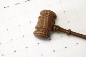 Gavel and Calendar